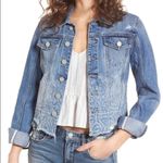 BLANK NYC  Sweet Relief Distressed Denim Jacket Size Small Photo 0