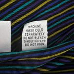 Chico's Shirt Womens Small 0 Green Purple Stripe Full Zip Casual Travel Vintage Photo 9