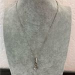 Helzberg I AM LOVED 14K & Sterling Silver Genuine Diamond Pendant Necklace Photo 1