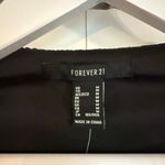 Forever 21  NWT black bubble hem long sleeve top M Photo 3