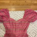 Adelyn Rae PRAYA TIE BACK CROCHET LACE SORBET PINK ROMPER Photo 7