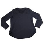 Premise Studio  V-Neck Button Up Shirt Size Large Coastal Career Minimalist Photo 1