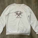 Beverly Hills Athletics Women’s Crewneck Sweatshirt Size Large White Photo 0