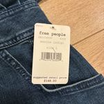 Free People NWT  Bo Dress Indigo Blue Denim Shirt Long Sleeve Size L Photo 5