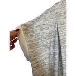 Anthropologie 9-H15 STCL Gray White Short Sleeve Cotton Blend Button Down Jacket Women Sz M Photo 2