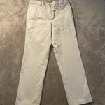 LL Bean Pants Womens 14 Tall Classic Fit Beige High Rise Straight Leg Canvas Tan Size undefined Photo 0