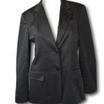 DKNY Womens Petite Blazer Size: 6P Black Jacket Photo 1