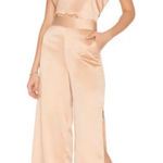 House of Harlow X Revolve Hunter Jumpsuit Camel NWT Size Small 100% Polyester Gold Photo 0