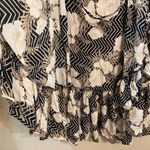 Amuse Society Frill Seeker Woven Maxi Dress Size Small Black Photo 8