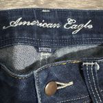 American Eagle  Outfitters Women Stretch Slim Boot Jeans Dark Wash Sz 6 Low Rise Photo 2