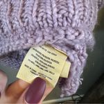 Anthropologie Moth Oversized Purple Turtleneck Wool Blend Sweater Photo 2