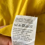 J.Crew  Embroidered Blouse Frilled Ruffled Shirt Tunic Yellow Size 2 Like NEW Photo 12