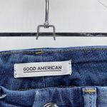 Good American good legs crop high waisted skinny deconstructed knees sz 00 Photo 2