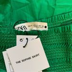 ZARA  Women Green Bohemian Maxi Long Embroidered The Sophie Skirt Size S Photo 15