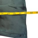 ZARA Short Satin Effect Dress Size XS Deep Green V-Neck Party Cocktail Event EUC Photo 9