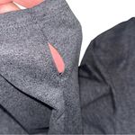 Quince Charcoal Gray Ultra Soft Fitted Long Sleeve Crewneck Top Shirt size Large Photo 4