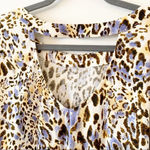 Kori  Leopard Print Cutout‎ Tunic Large New Photo 2