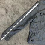 Tahari  Gray Button Down Shirt Jacket Size L Photo 8