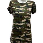 Sanctuary Women's Camouflage T-Shirt Dress Green Short Sleeve Standard Size S Photo 0