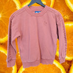 Adidas Heavyweight Pink with Pink Striped Sweatshirt with Pockets Size XS Photo 0