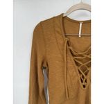 Free People Free People Lucky Lace Top Women Small Brown Western Granolagirl Bohemian Rodeo Photo 7