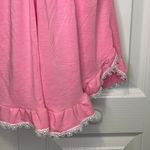 Victoria's Secret Victoria’s Secret Babydoll Pajama Tank Top Bubblegum Pink With Off White Daisy Coquette Lace Medium Photo 4