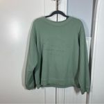 White Fox Boutique  Santa Monica Sweatshirt in Sage green Photo 1