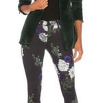 J Brand  Super Skinny Mid Rise Jeans Stretch Forest Floor Floral Size 23 stretch Photo 0