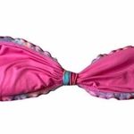 Victoria's Secret  pink strapless chevron bikini swim top Size Small Photo 2
