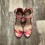 Jessica Simpson Vibrant Pink Floral Heels Size 8.5 Photo 7