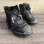 Harley Davidson Harley-Davidson Size 7 Biker Black Leather Boots Shoes Photo 0