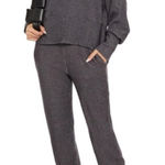 Walter Baker Gray Ribbed Knit Jogger Pants Size Medium EUC Warm Winter Joggers Photo 0