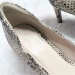 Cole Haan  Jacinda Python Snake Print Peep Toe Pumps Size 8.5 Photo 5