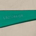 Free People Geometric Green Rectangle Sunglasses Photo 5