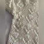 Tiara International Vtg Cottage Core Crocheted Cardigan Sweater SZ L Photo 5