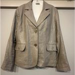 Dialogue -  Ladies Blazer size M beige with a metallic sheen Photo 5