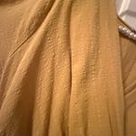 Ces Femme  dress - no size tag Medium - measurements in pics, yellow, pockets, elastic waist, v neck Photo 4