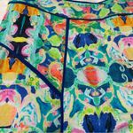 Milly 💙💖 Kaleidoscope Printed 100% Silk Skirt Photo 2