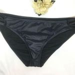 Kenneth Cole Black Shiny Bikini Swim Bottoms XL Photo 0