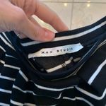 Max Studio  Striped Sz M Skirt Black White Gray Photo 1