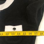 BCBGeneration BCBG Black white preppy old money quiet luxury zip-up shirt blouse jacket top sweater long sleeve #glam #streetwear Measurements in pics Photo 6