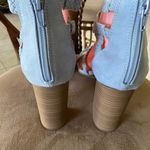 LC Lauren Conrad baby blue criss cross Aventurine sandal size 10M NWT Photo 4