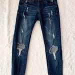 Wax Jean Wax Jeans Distressed Skinny Crop Jeans Size 00 Photo 9