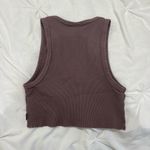 Aritzia brown cropped tank top Photo 2