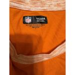 NFL Team Apparel Cincinnati Bengals Orange White Striped 3/4 Sleeve Shirt Size S Photo 2