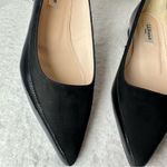 LK Bennett NWOB  London Black Patent Leather Velvet Pointed Toe Loafers Photo 5