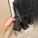 Karen Millen  Black Lace Sleeveless Top Size 10. gorgeous! Photo 6