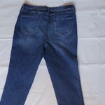 Nicole Miller  Soho Distressed High Rise Skinny Croop Jeans Size 16 Photo 5
