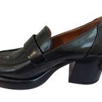 Madden Girl NEW Steve Madden Delphine Black Chunky Loafer Platform Heels 8.5 Photo 1