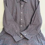 Lands' End Lands’ End Supima No Iron Oxford Button Up Shirt  Photo 0